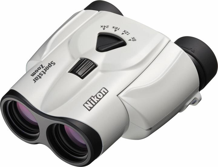 Actual product image Nikon Binoculars Sportstar Zoom 8-24x25 White (24 x, 25 mm)