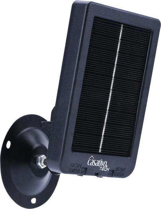 Actual product image Casativo 4K-UHD-Wildkamera, Nachtsicht,, WLAN, PIR, IP65, inkl. Akku-Solarpanel, 3000 mAh