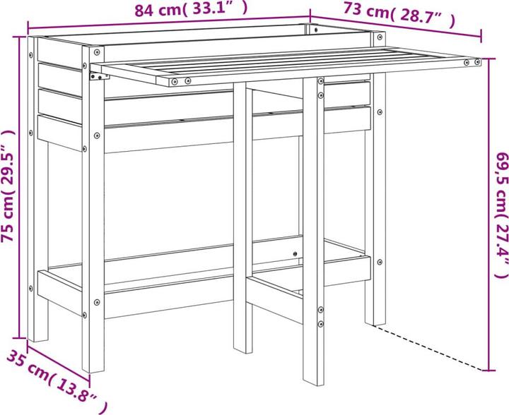 Produktbild vidaXL Pflanzkübel