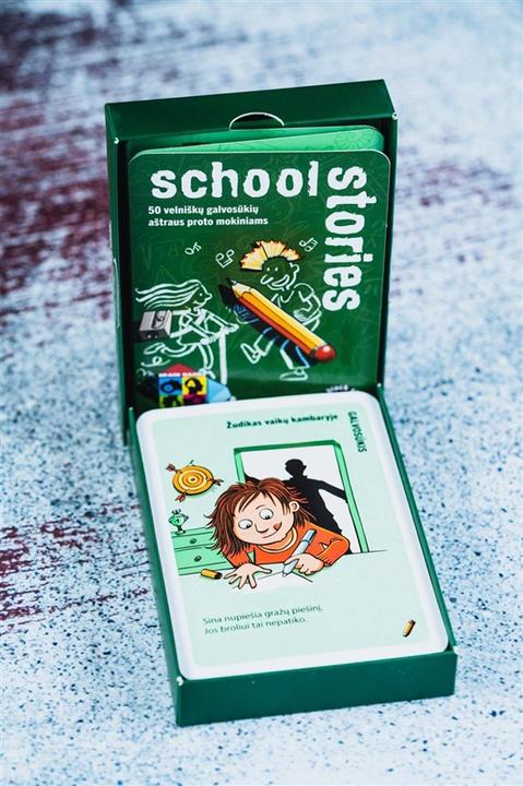Produktbild Brain Games Black Stories School Stories | LT (Litauisch)