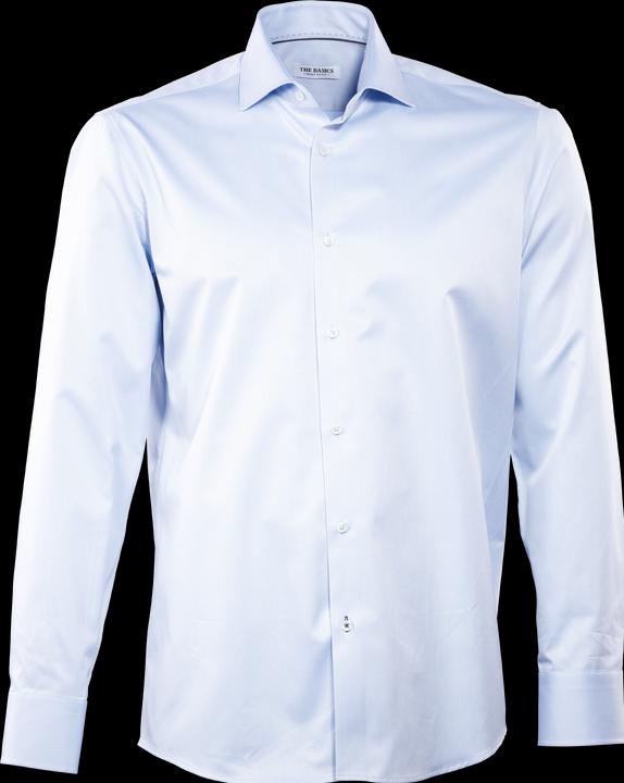 Produktbild The Basics Hemd Modern Fit Hai bügelleicht blue regular
