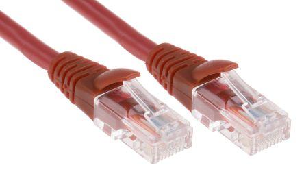 Produktbild RS PRO Patchkabel Kat.5e UTP LSZH 10m rot (U/UTP, CAT5e, 10 m)