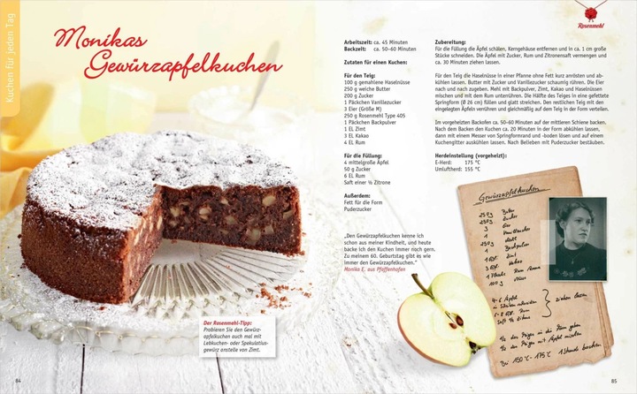 Produktbild Wiederentdeckt: Die Schätze aus Omas Backbuch (Deutsch, Rosenmehl, 2022)