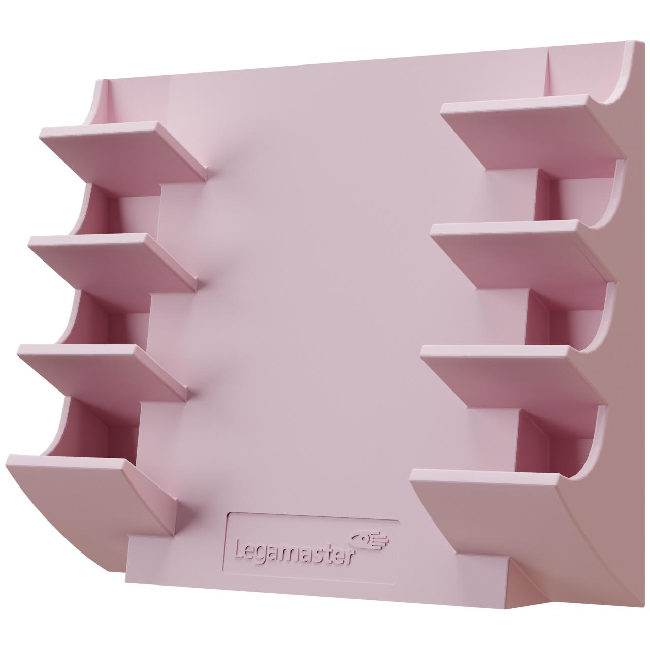 Legamaster, Zubehör Präsentieren, Markerhalter für 4 Marker waagerecht magnethaftend pastellrosa