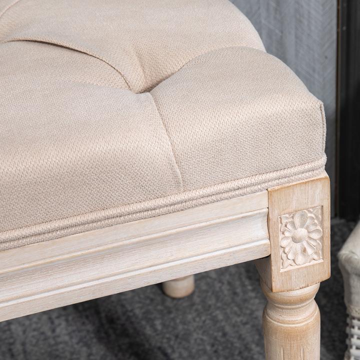Actual product image Homcom Bed bench with button stitching (40 cm)