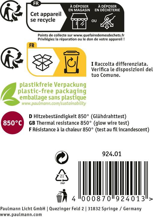 Actual product image Paulmann Spacer for EBL