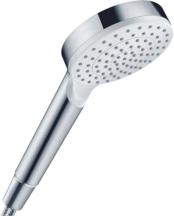 Produktbild hansgrohe HG Handbrause CROMETTA 1jet DN 15 EcoSm Version 9 l/min weiss/chrom (1 Strahlarten, 9 l/min)