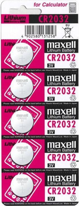 Produktbild Maxell Electronics CR2032 (5 Stk., CR2032, 220 mAh)