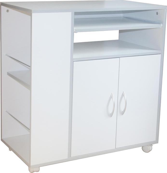 Produktbild HTI-Living Küchenschrank Thekla Weiss/Silber (76 x 40 x 80 cm)