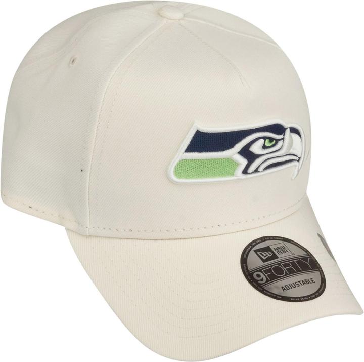 Actual product image New Era 9Forty A-Frame Cap - Seattle Seahawks chrome beige