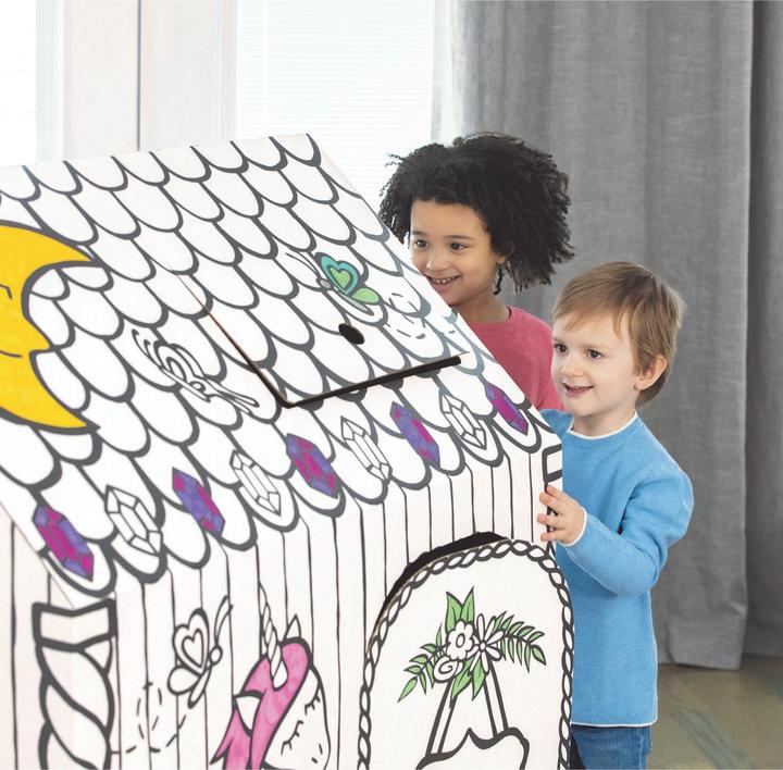 Image du produit Fellowes Spielhaus BANKERS BOX 1232401 Einhorn 121x97x81cm