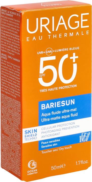Actual product image Uriage Bariésun Fluid dry touch (SPF 50+, 50 ml)
