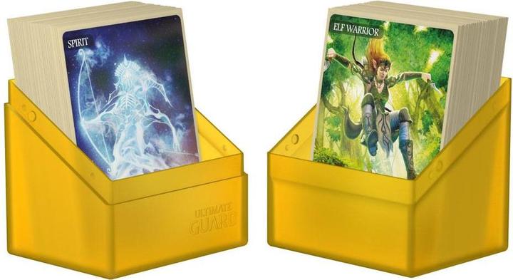 Productafbeelding Ultimate Guard UGD010682 - Boulder kaartendoos - 80+ kaarten, standaard formaat, amberkleurig
