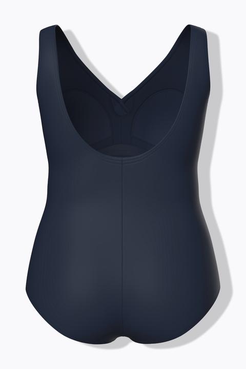Produktbild Ulla Popken Badeanzug, drapiert, Softcups, recycelt (44)