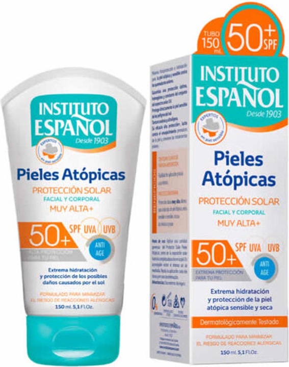 Image du produit Instituto Español Crème pour peau atopique SPF50 150ml (Crème solaire, SPF 50, 150 ml)