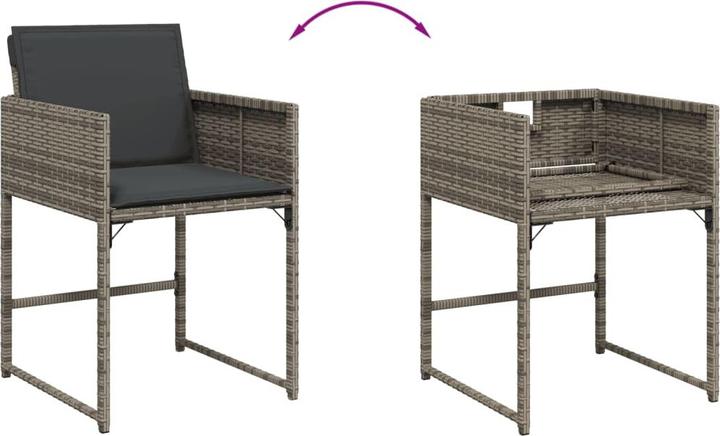 Actual product image vidaXL Garten Essgruppe (165 x 106 x 73 cm)