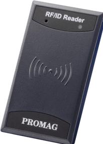 Produktbild Promag MF7, RS232 RFID Lesegerät, 13,56 MHz (ISO14443, MIFARE, DESFire), offenes Kabelende, kontaktlos (bis