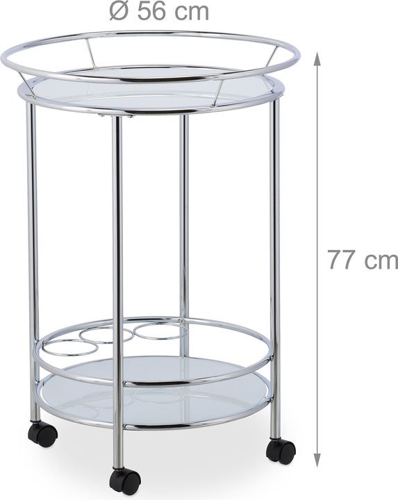 Actual product image Relaxdays Serving trolley