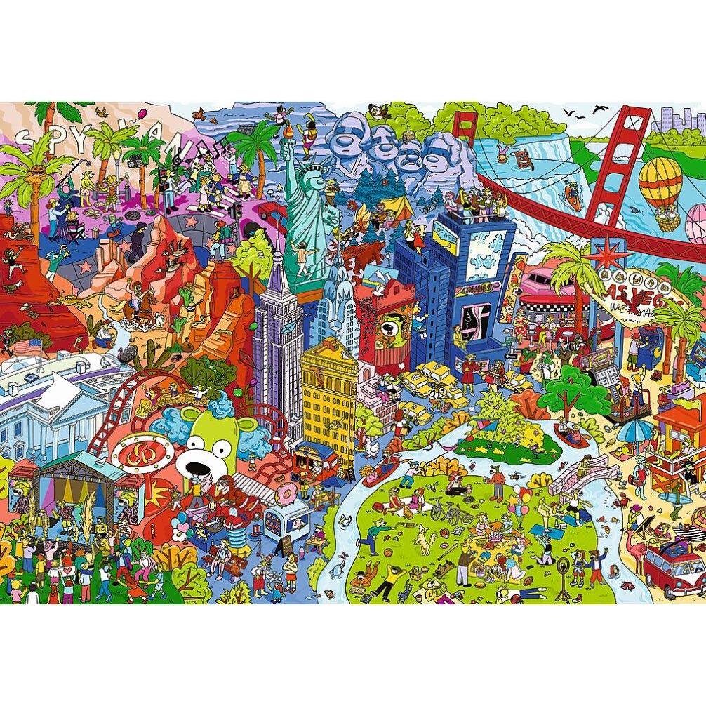 Thumbnail - Trefl Puzzle 500 - Spy Guy USA (500 Teile)