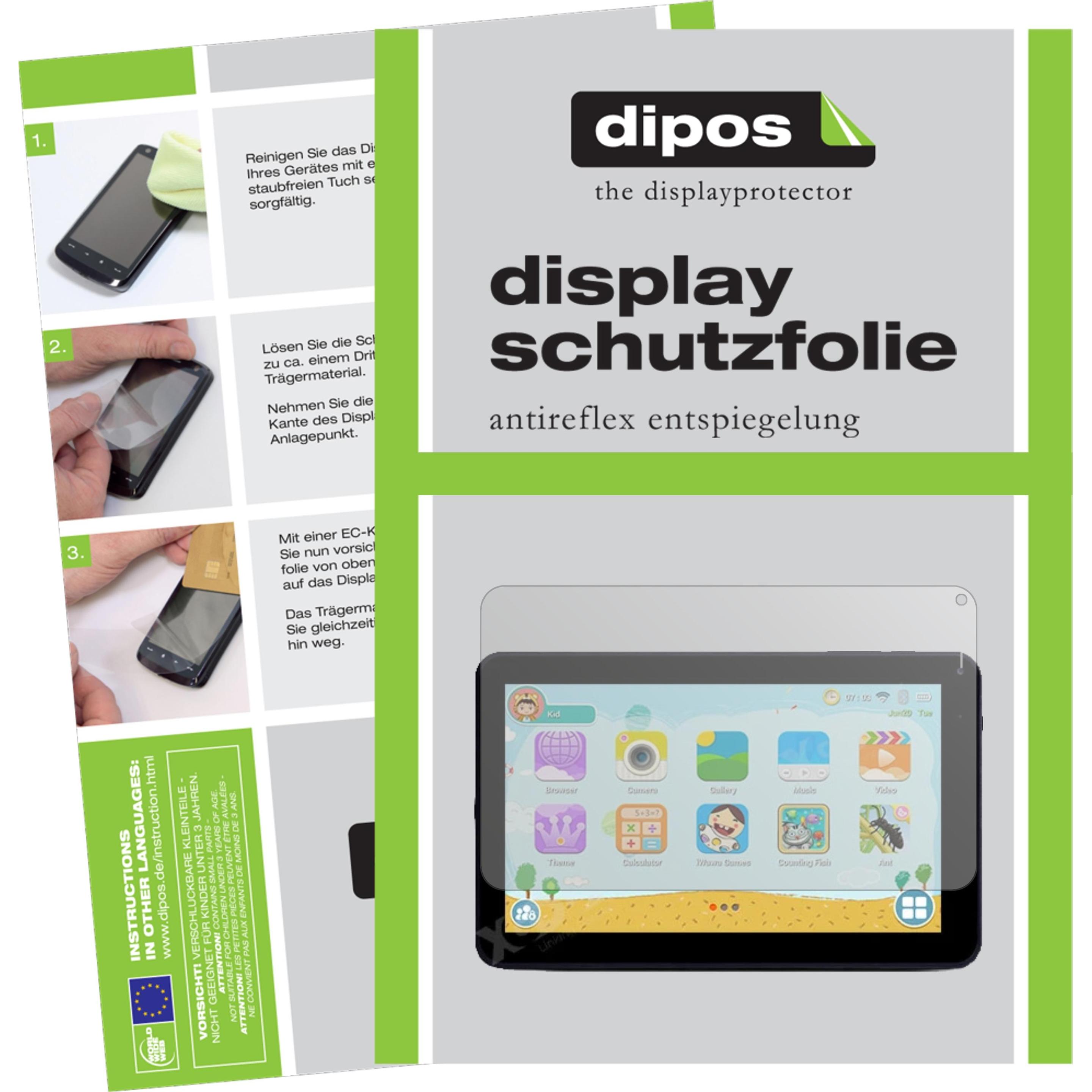 Dipos Displayschutzfolie Antireflex (2 Stück, Xgody T901), Tablet Schutzfolie