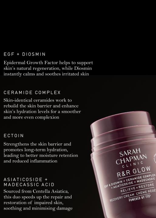 Produktbild Sarah Chapman R & R Glow Recovery Cream (30 ml, 24h Creme)