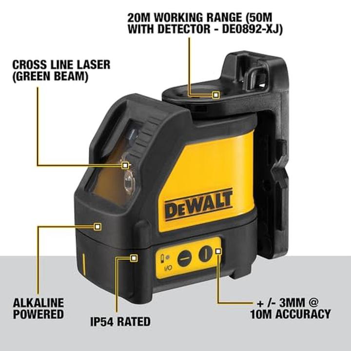 Actual product image DeWalt DW088CG Cross Line Laser
