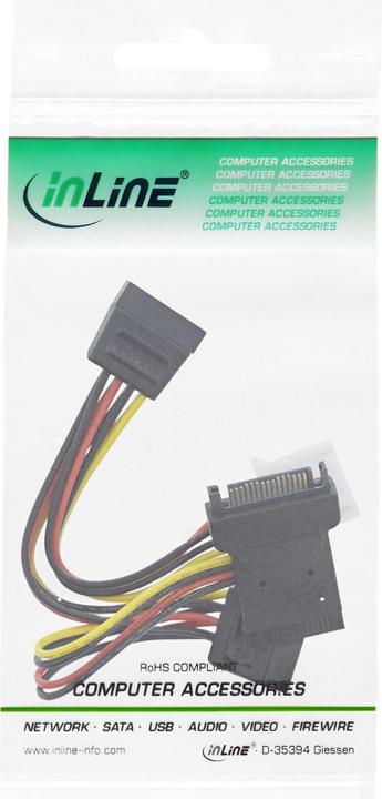 Image du produit InLine Câble adaptateur d'alimentation SATA (15 cm, SATA)