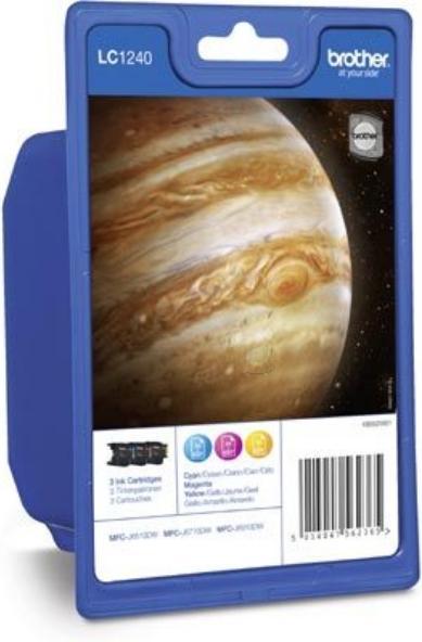 Image du produit Brother LC1240 - 3-pack - jaune, cyan, magenta (M, C)