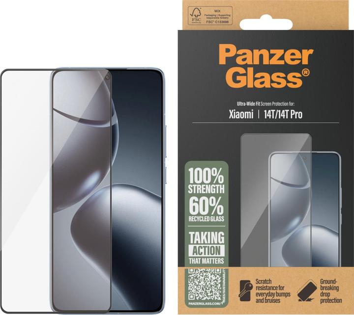 Immagine prodotto PanzerGlass PG Scrn Xiaomi 14T Pro 5G UWF (1 Pezzo/i, Xiaomi 14T)