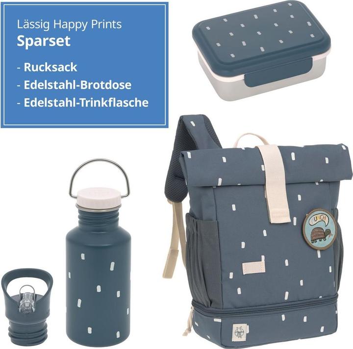 Produktbild Lässig 3-tlg. Set Rucksack Mini Rolltop Backpack