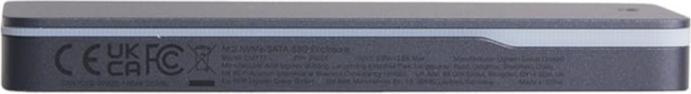 Produktbild Ugreen - Hard Drive Enclosure CM777 (25665) - M.2 NVMe/SATA SSD, 20Gbps, 8TB - Black (M.2)