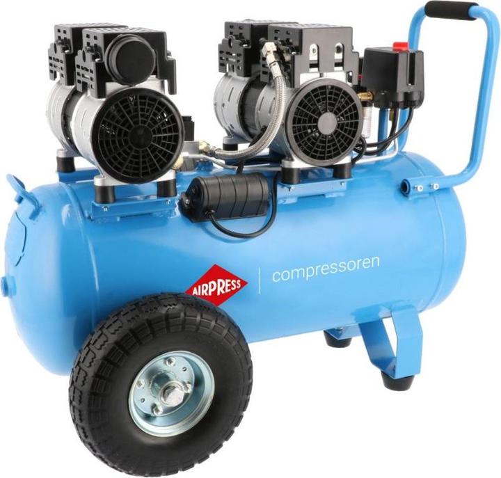 Produktbild Airpress Kompressor ohne Öl LMO 50-270 8 bar 2 PS/1,5 kW 185 l/min 50 l (8 Bar, 50 l)