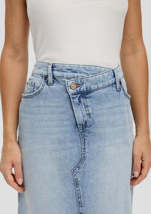 Produktbild s.Oliver Rock Midi-Jeansrock mit Gehschlitz (36)