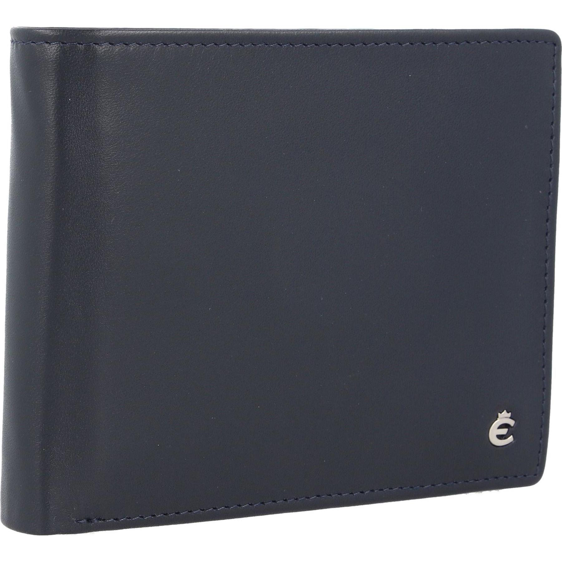 Esquire, Herren, Portemonnaie, Harry Geldbörse Leder 12 cm, Blau