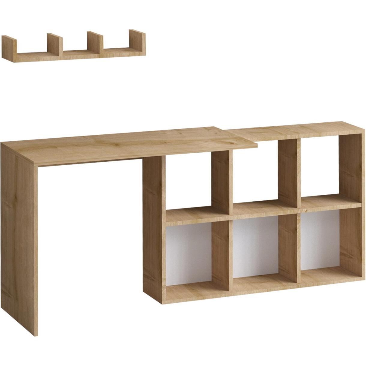 Kalune Design, Schreibtisch, Nelio (74 x 45 x 145 cm)