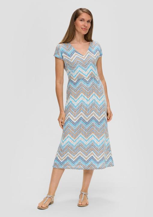 Image du produit s.Oliver Kleid Antailliertes Kleid mit Strickstruktur (36)