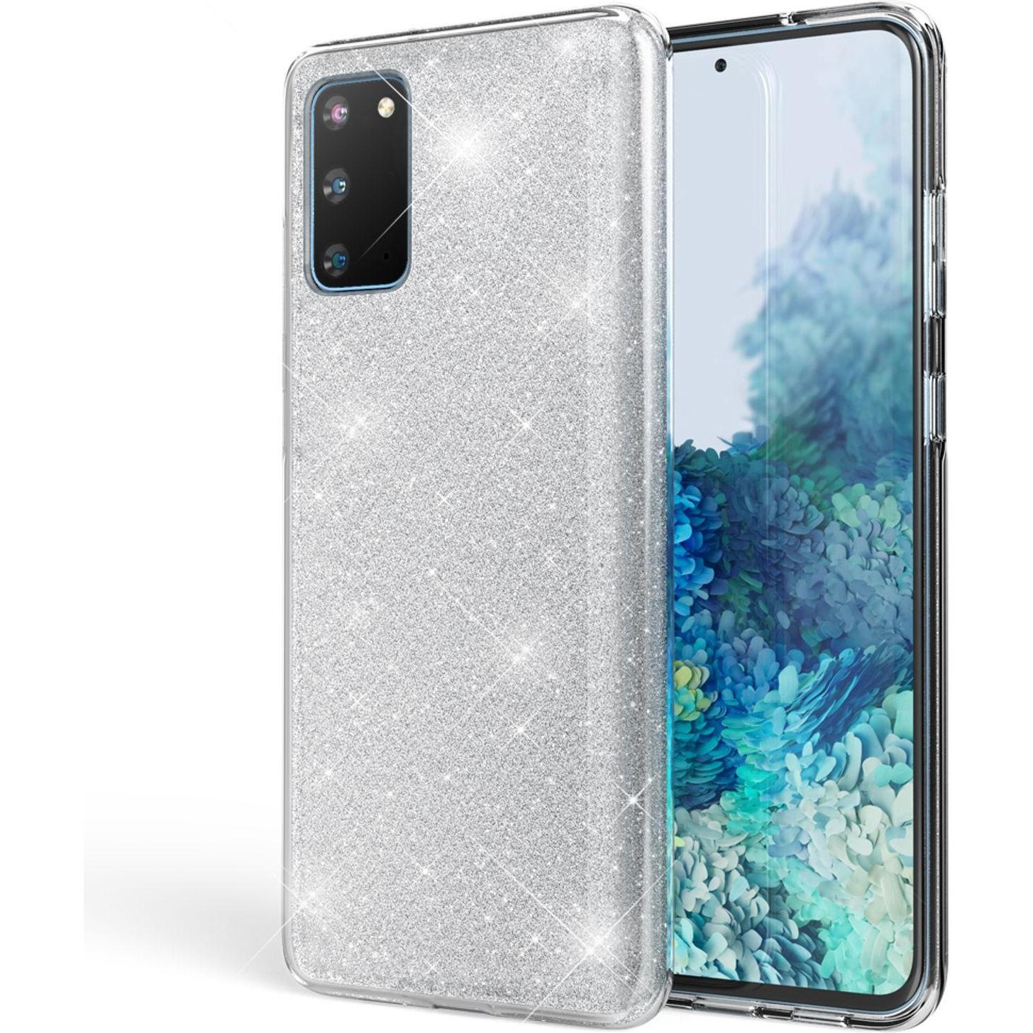 Nalia Handyhülle (Samsung Galaxy S20+), Smartphone Hülle, Silber