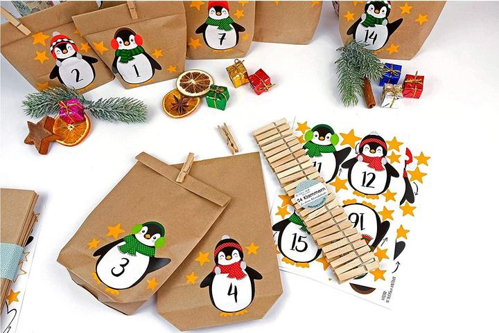 Produktbild Papierdrachen Pinguine