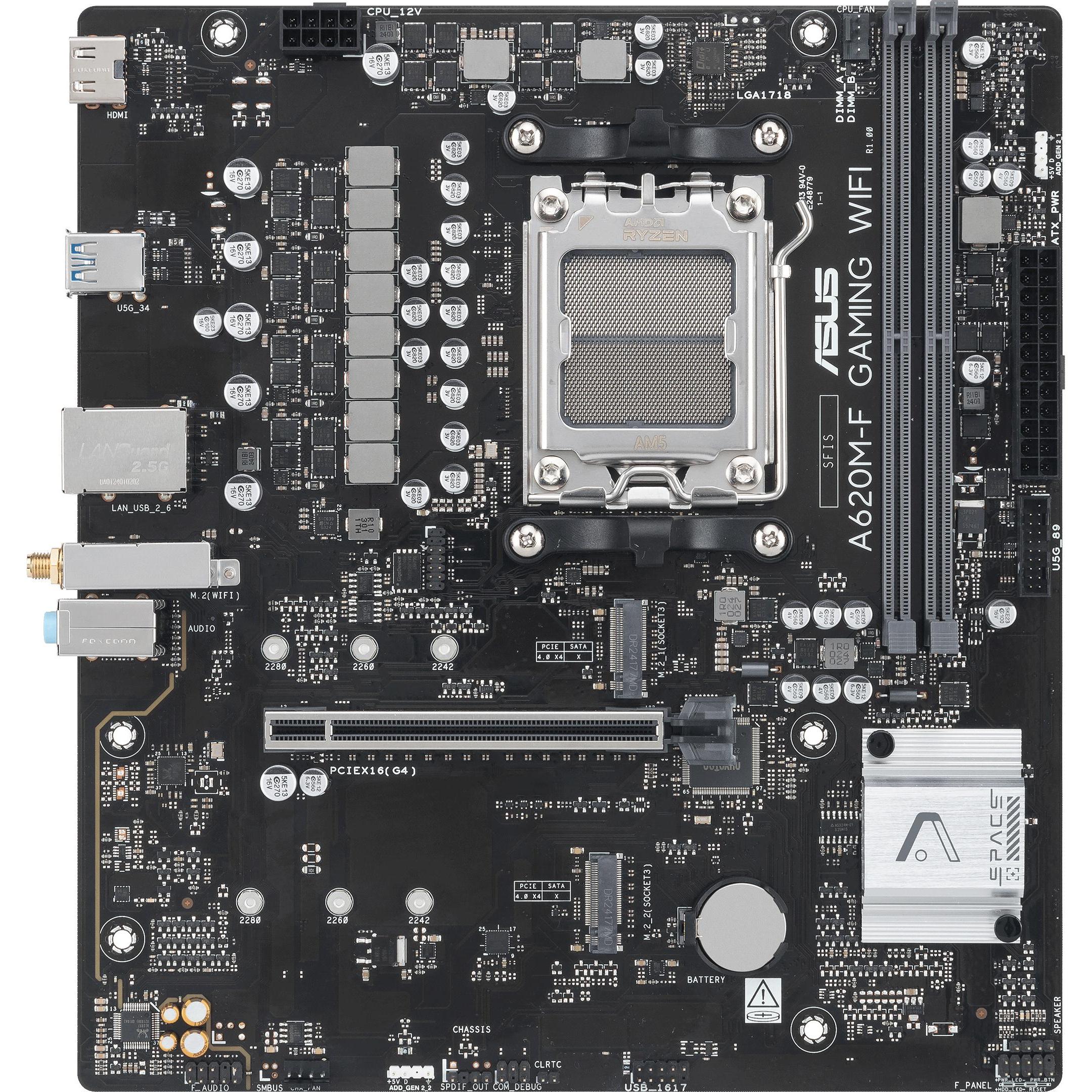 ASUS A620M-F GAMING WIFI (AM5, AMD A620, mATX), Mainboard