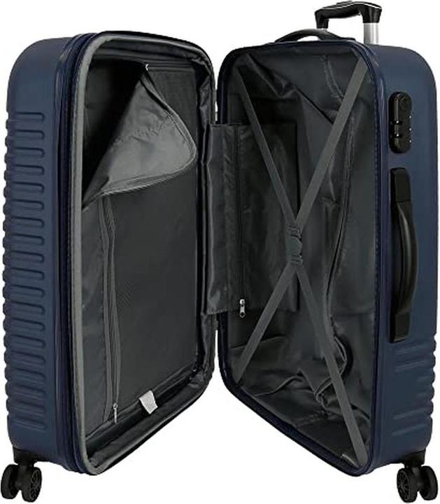 Image du produit Roll Road Set de 2 valises pratiques avec roues multidirectionnelles et système de verrouillage (37 l)