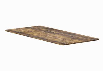 Powerton ERGO UNO TOP Tischplatte 160x75x1,8 cm, rustikales Walnussholz