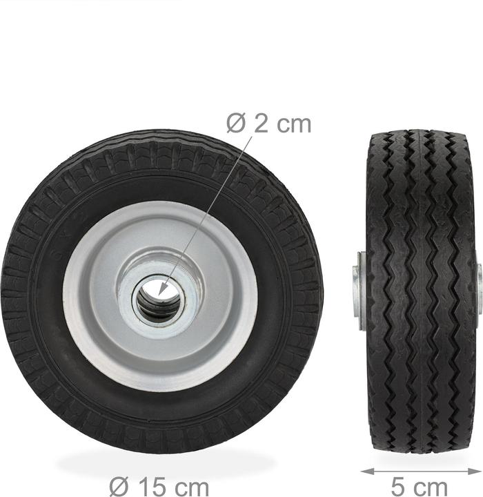 Image du produit Relaxdays 2x roue