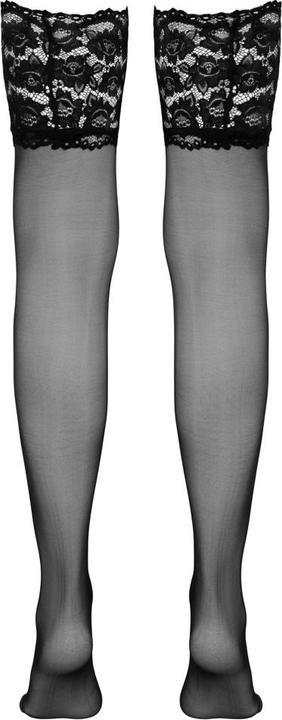 Produktbild Cottelli Collection Strümpfe mit breiter Blütenspitze (M)