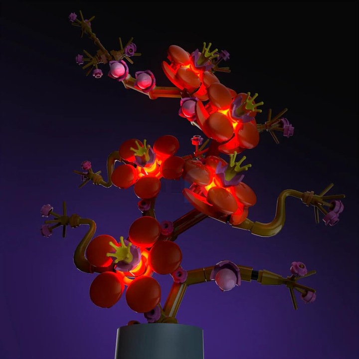 Image du produit Light my bricks LMB 2.0 Kit d'éclairage LED pour LEGO 10369 Fleur de prunier