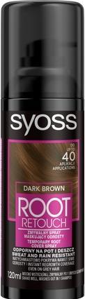 Produktbild Syoss Root Retoucher spray hair dye Dark Brown 120 ml (Dark Brown)