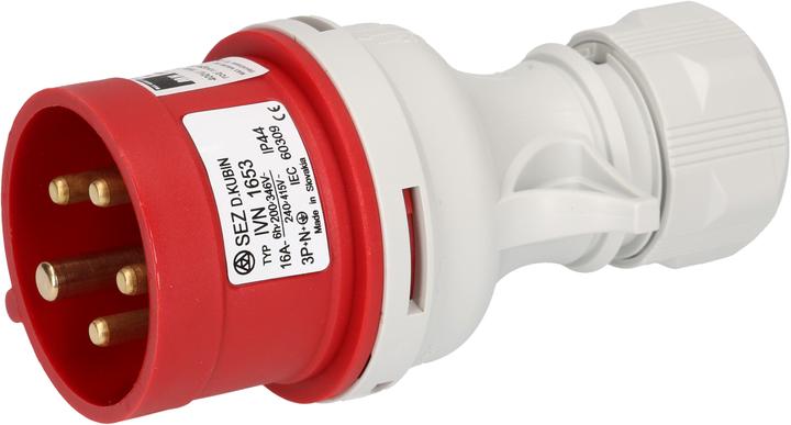 Actual product image Max Hauri CEE plug (CEE 16/5)