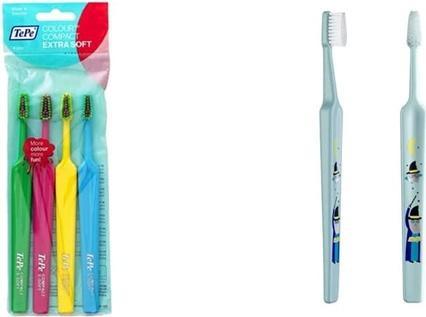 Actual product image TePe Colour Compact Extra Soft Toothbrush (Extra soft)