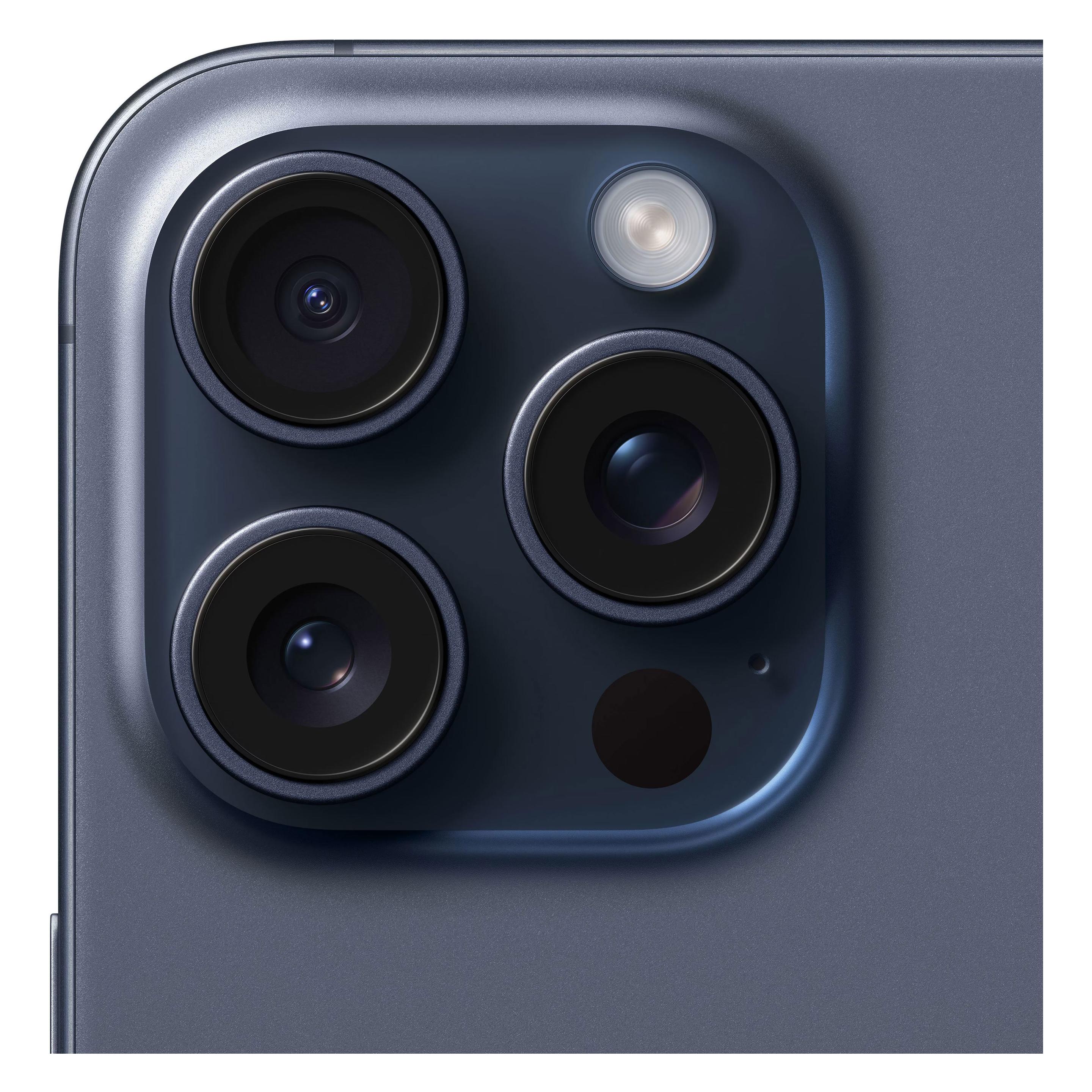 Apple iPhone 15 Pro Max (256 GB, Blue Titanium, 6.70