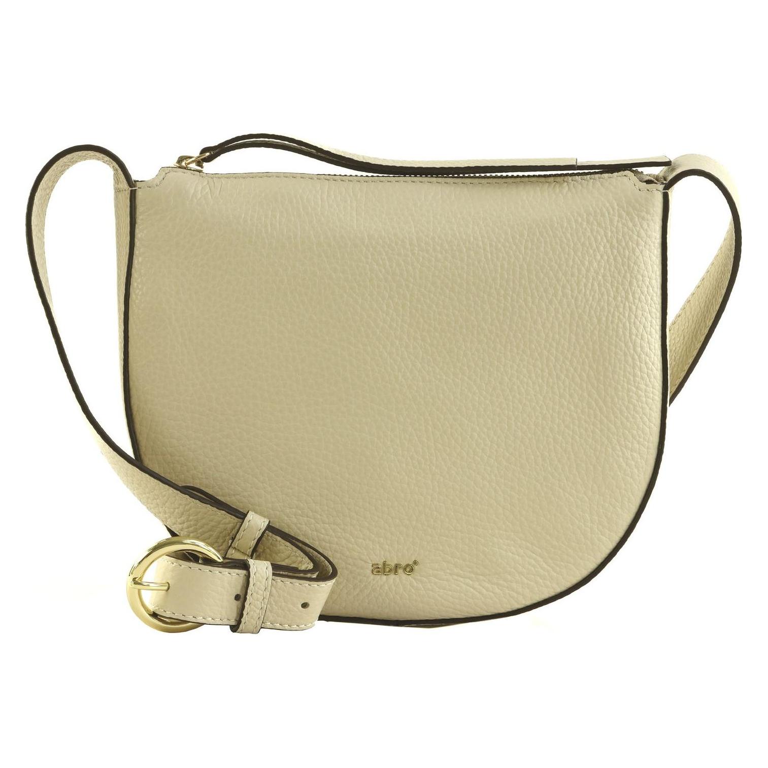 Abro, Damen, Handtasche, Leather Adria Lulu Crossbody Bag, Beige