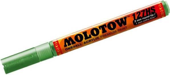 Actual product image Molotow Permanent marker One4All 127 HS refillable 2mm metallic light green (metallic light green, 2 mm, 1 x)